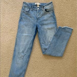 Coachella x H&M Distressed Jeans